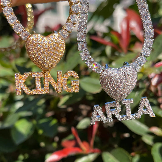Bling "Love" Custom Pendant