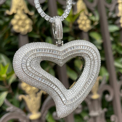 Bling "Big Heart" Pendant