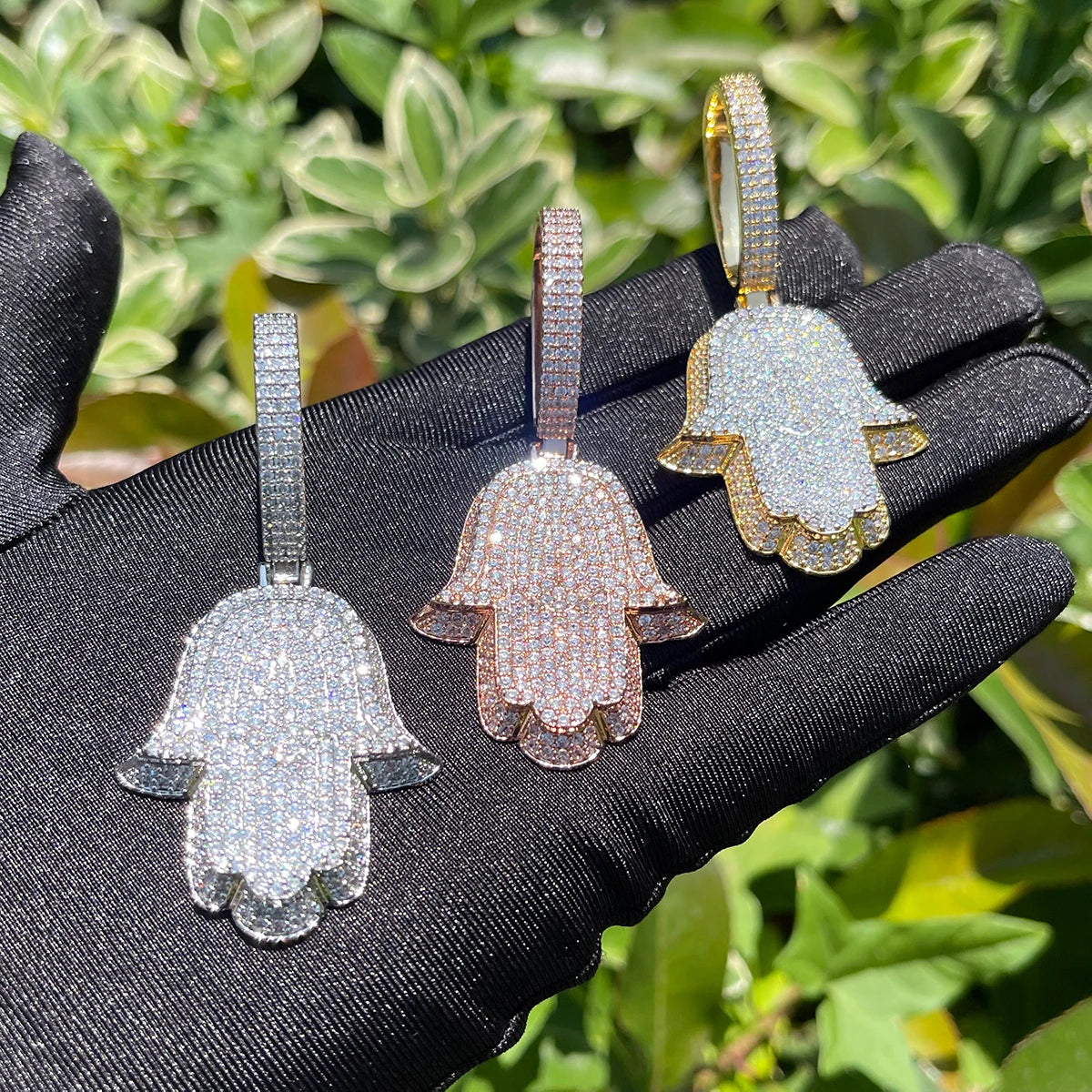 Bling "Hamsa Hand" Pendant II