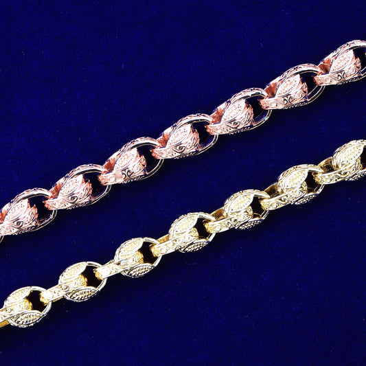 Bling "Tulip" Link Bracelet