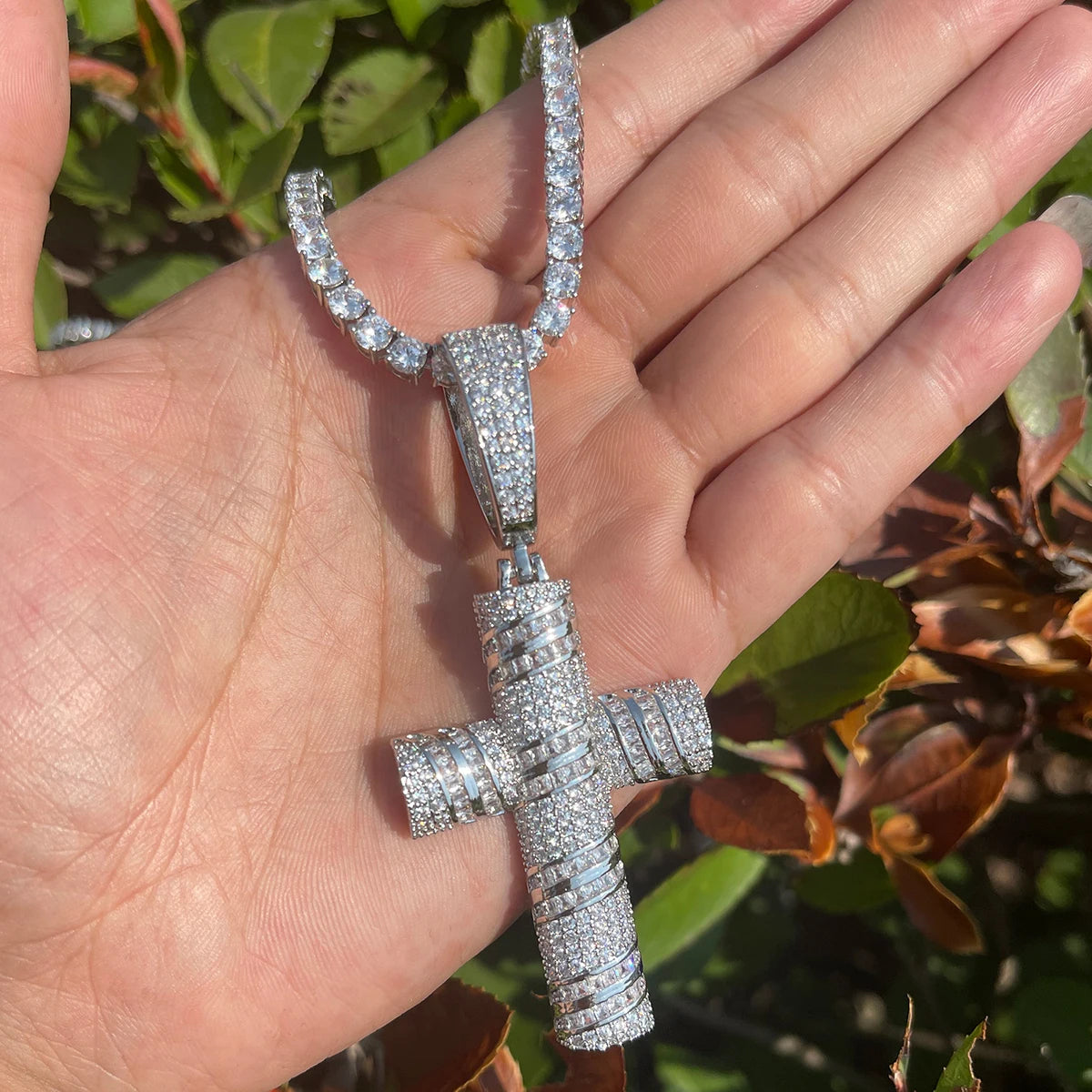 Bling "Cross" Pendant XXII