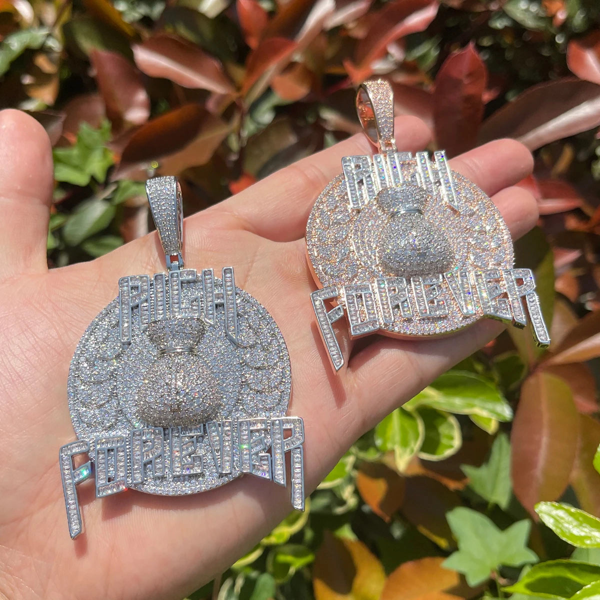 Bling "Rich Forever" Pendant