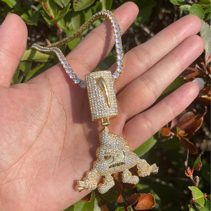 Bling "Shit Head" Pendant