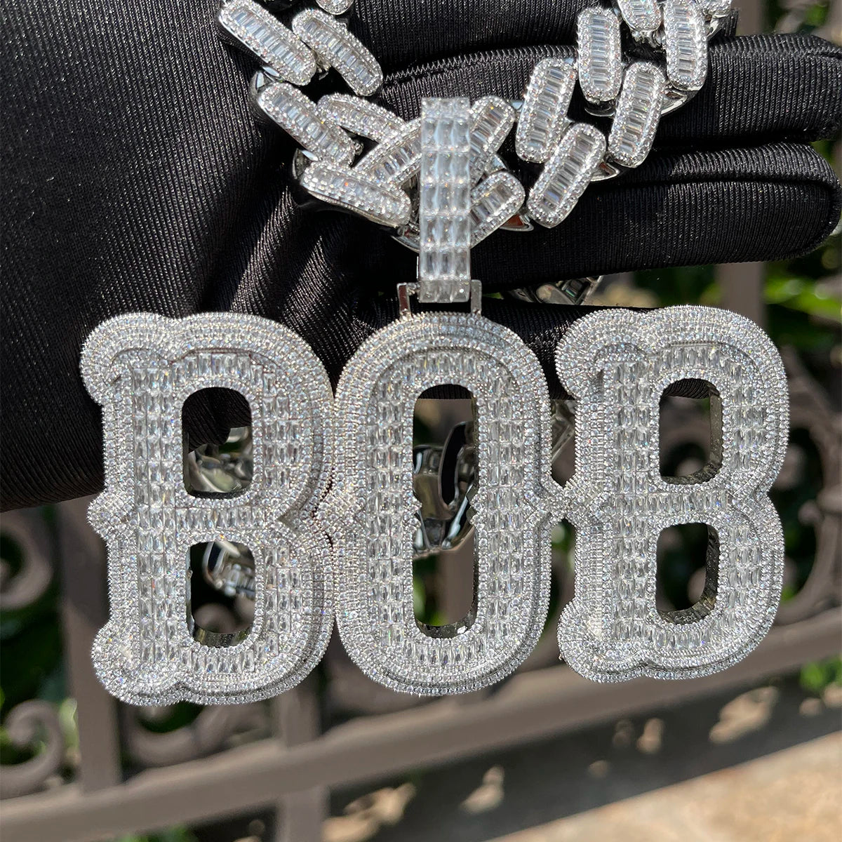 Bling "Baguettes" Custom Pendant IV