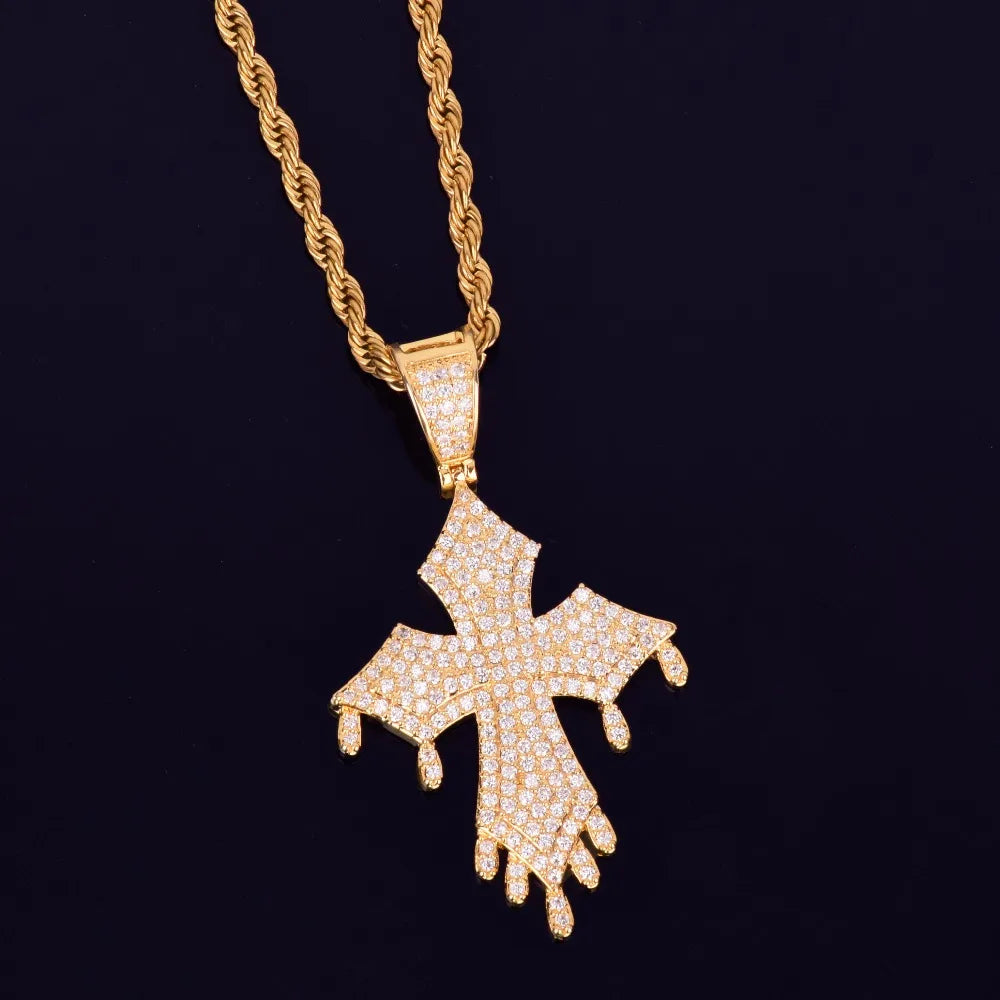Bling "Cross" Pendant XIV