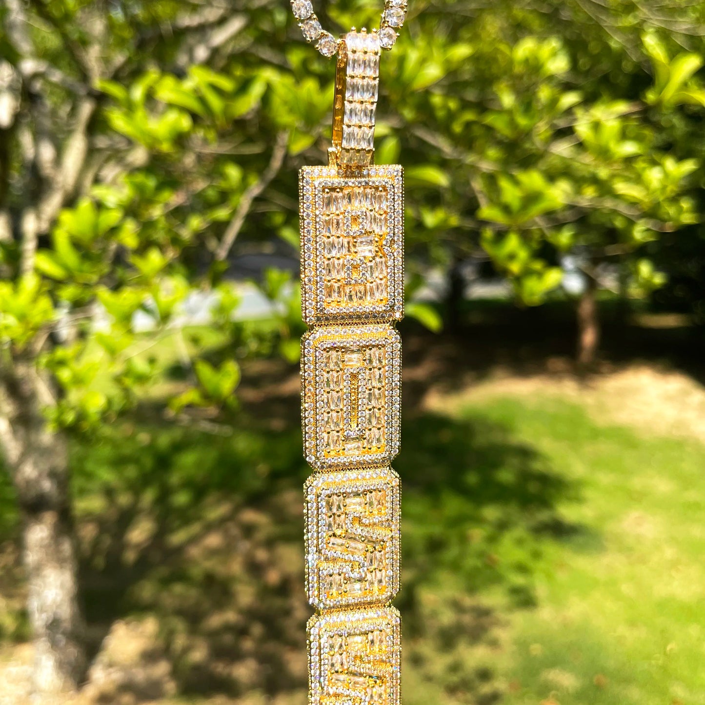 Bling "Xanax" Custom Pendant