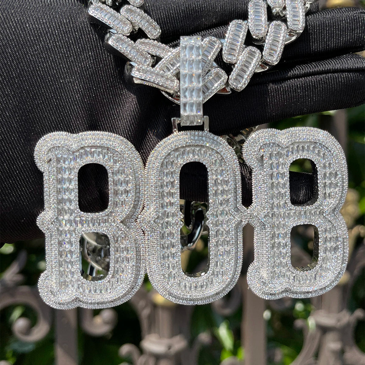 Bling "Baguettes" Custom Pendant IV