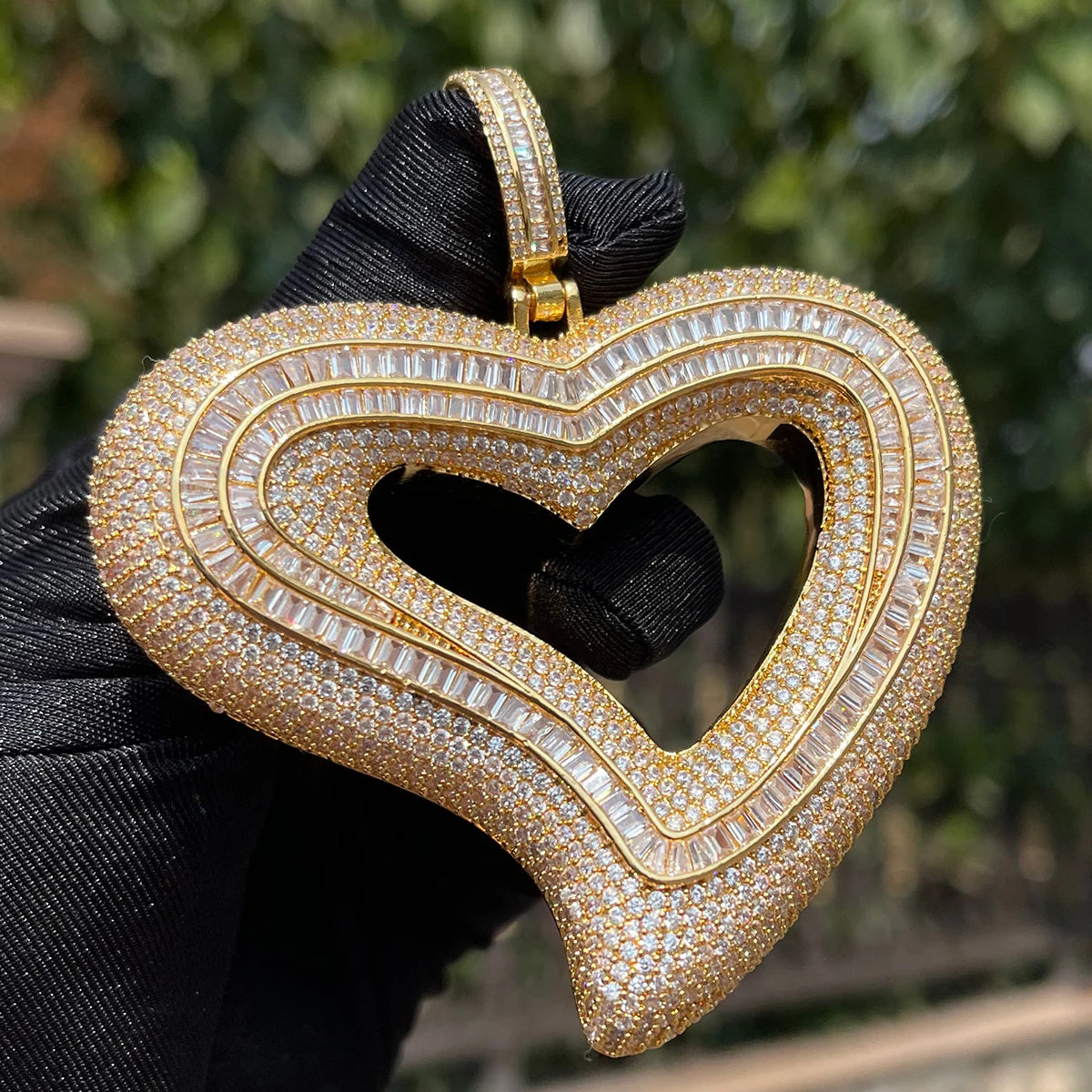 Bling "Big Heart" Pendant