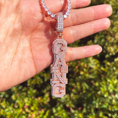 Bling "Totem Poles" Custom Pendant