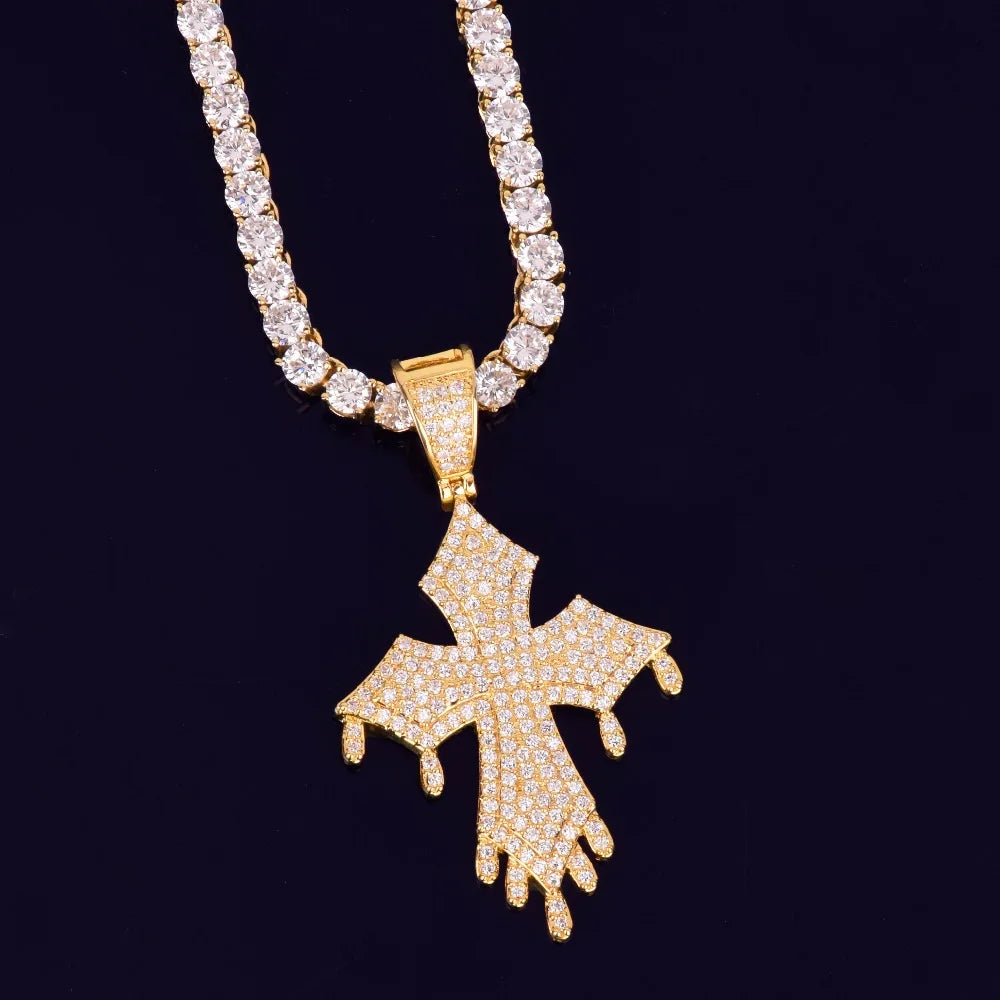 Bling "Cross" Pendant XIV