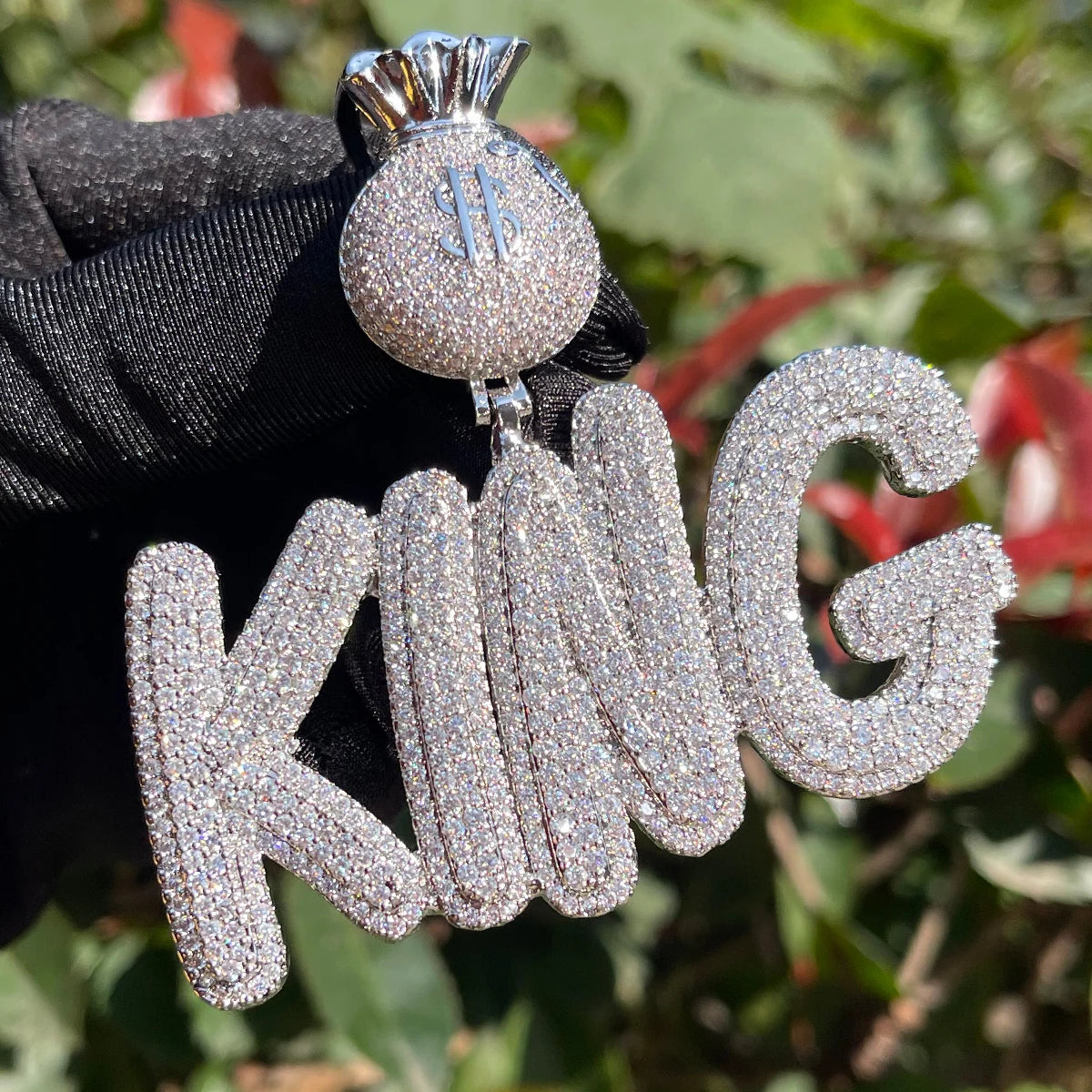 Bling "Money Bag" Custom Pendant II