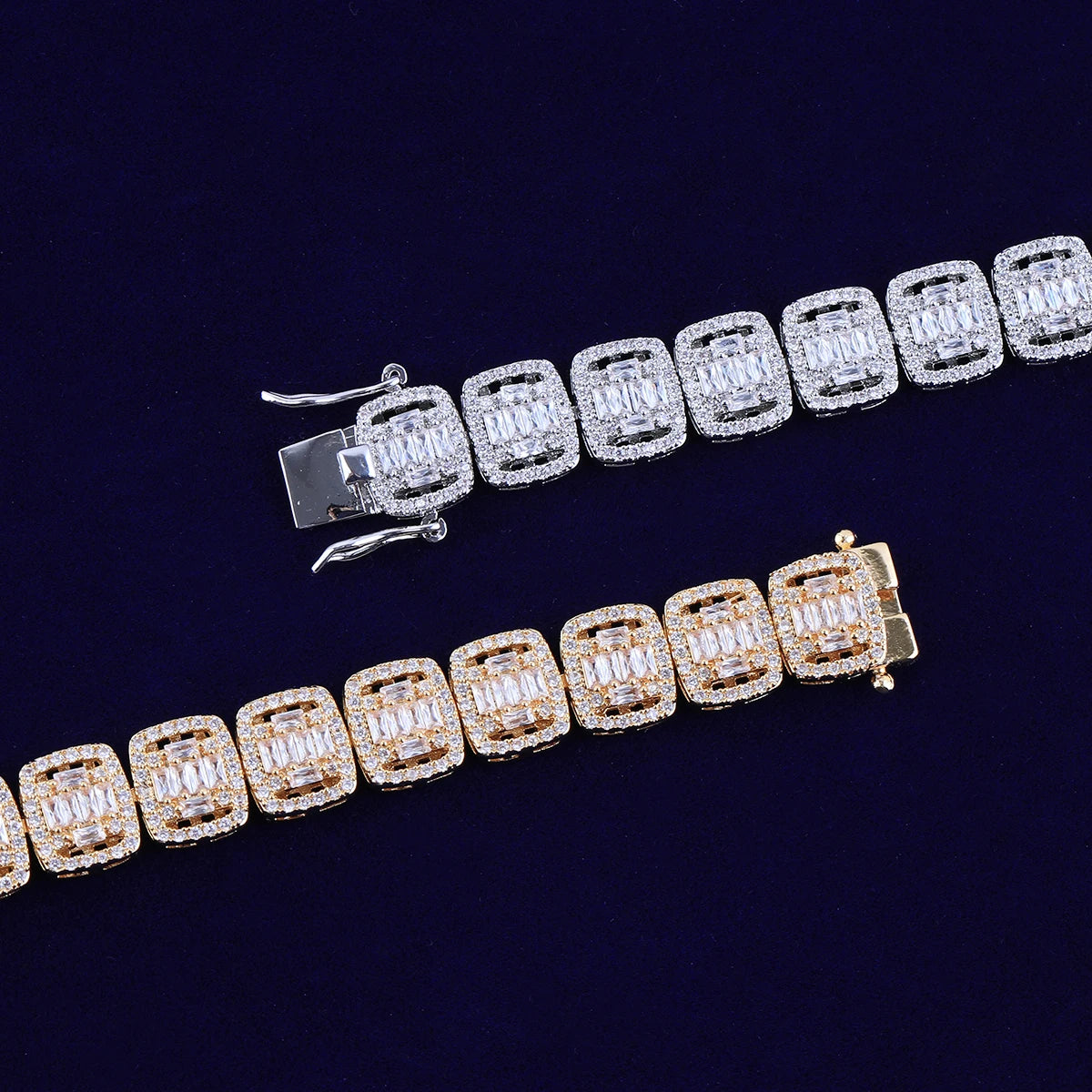 Bling "Baguette" Tennis Bracelet