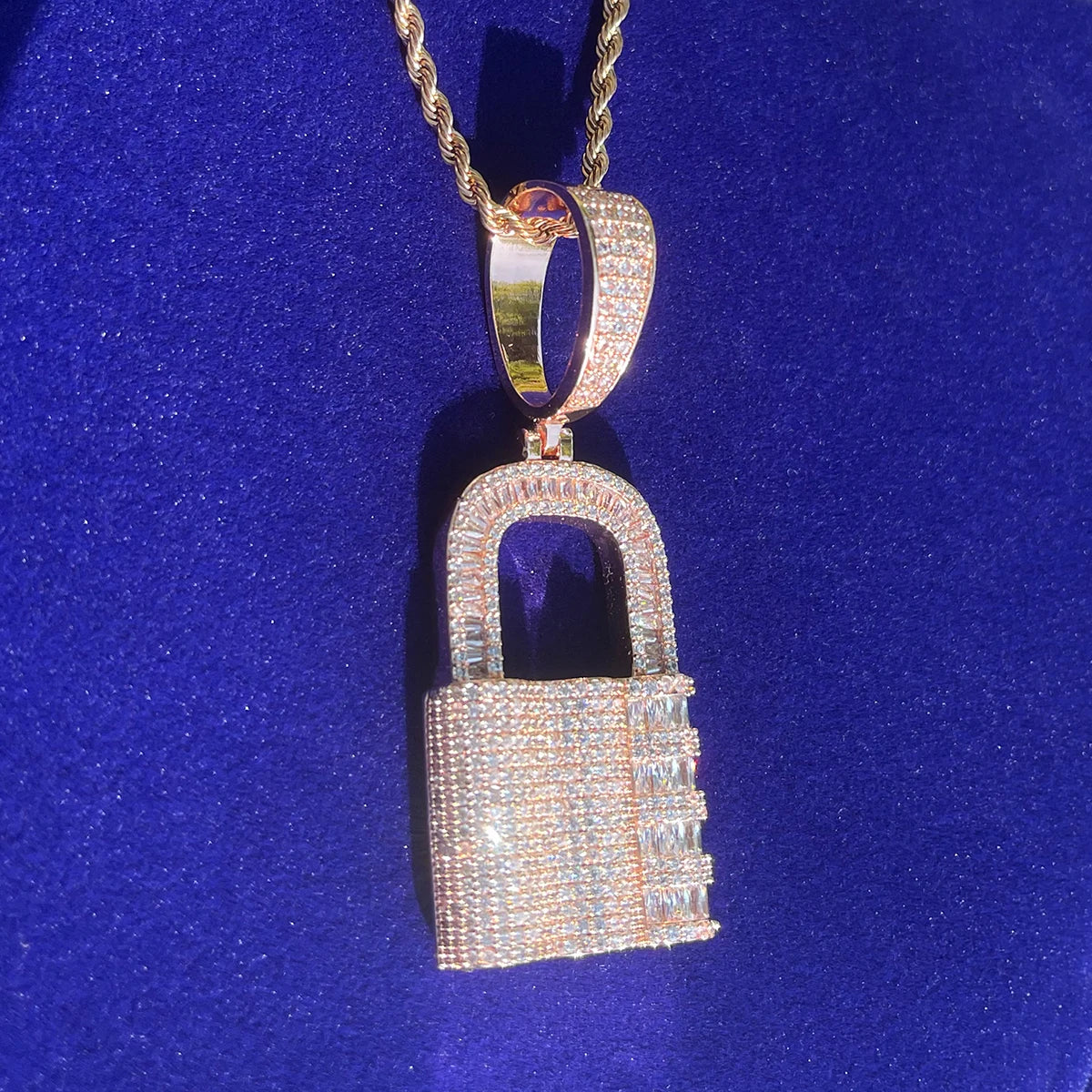 Bling "Lock" Pendant II