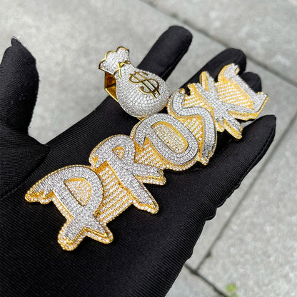 Bling "Money Bag" Custom Pendant IV