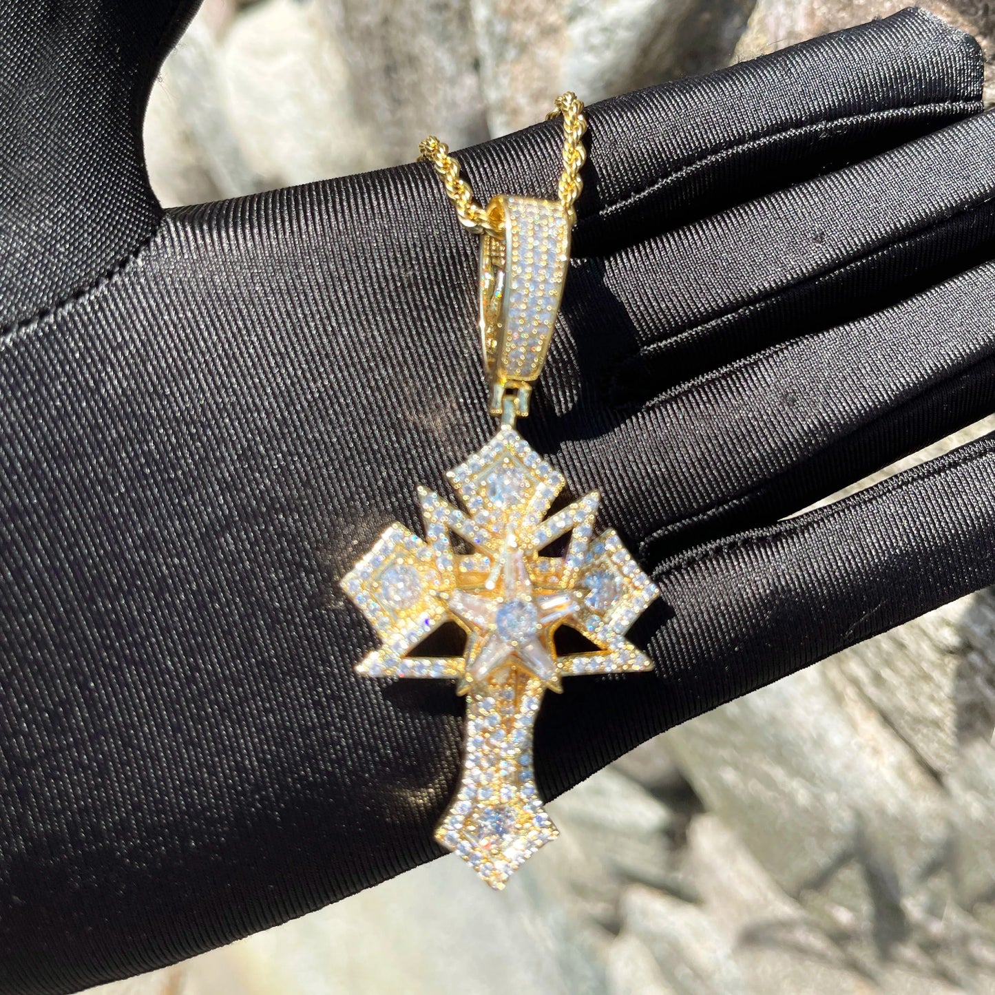 Bling "Gothic Cross" Pendant