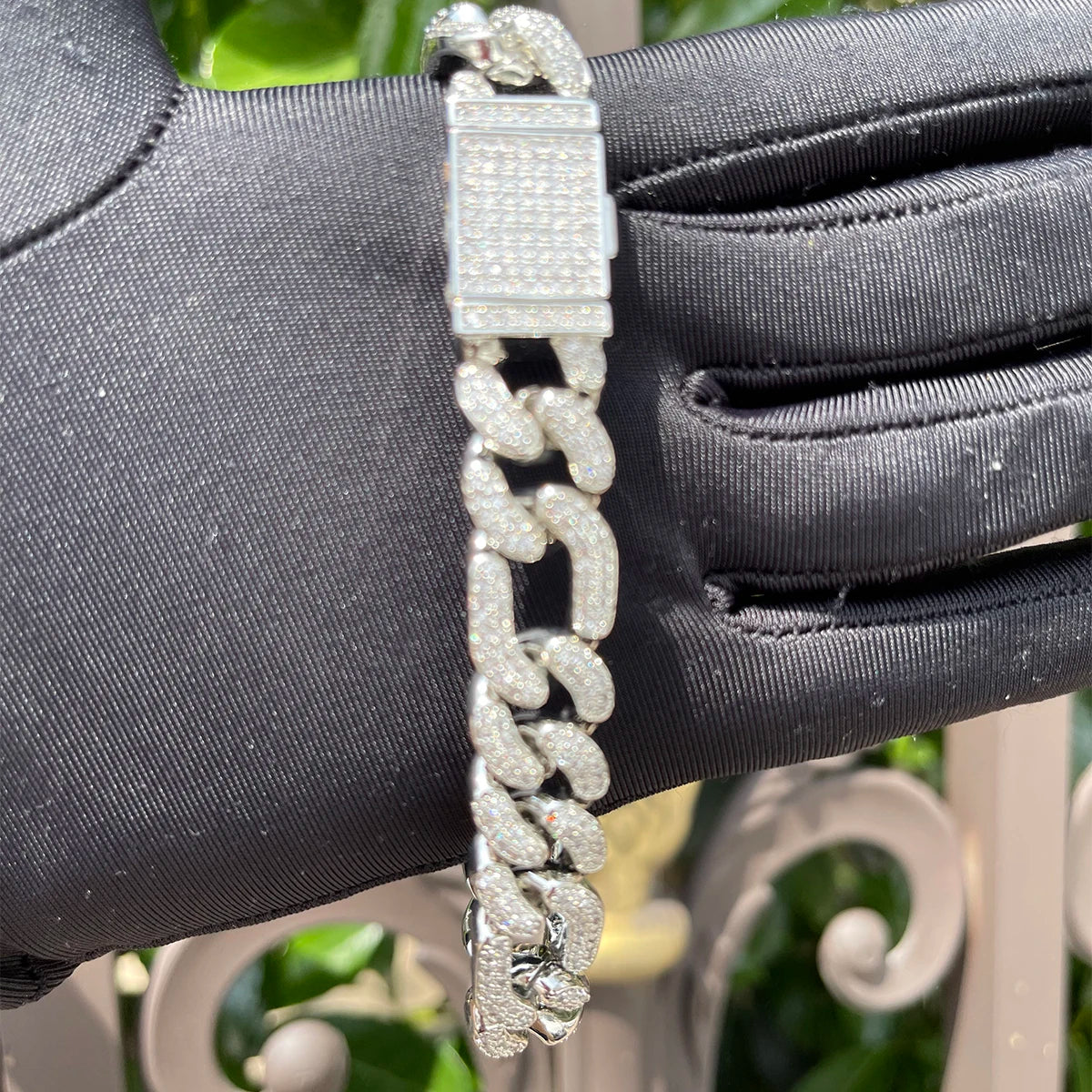 Bling "Figaro" Bracelet