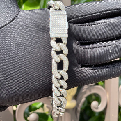 Bling "Figaro" Bracelet