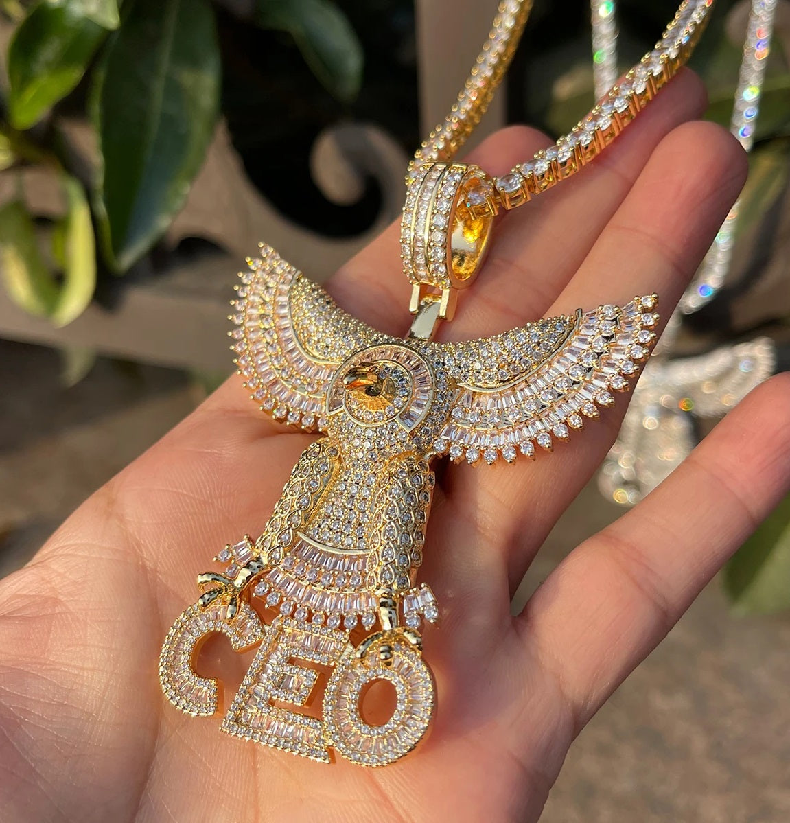 Bling "Big Eagle CEO" Pendant