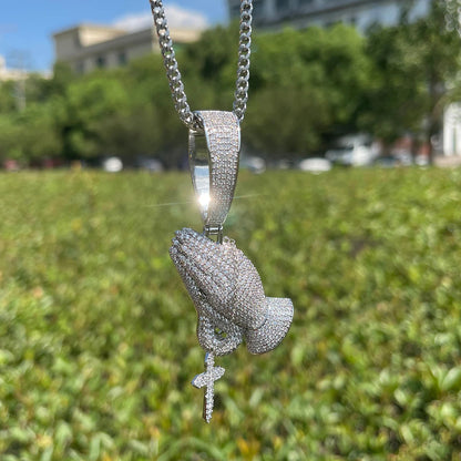Bling "Prayer" Pendant