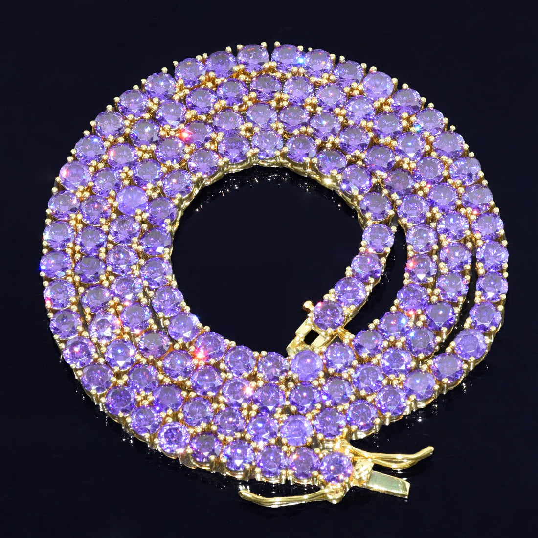Bling "Purple" Tennis Chain