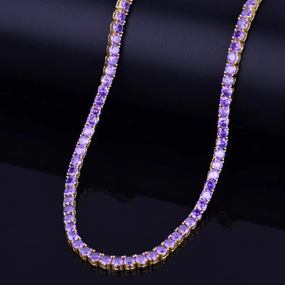 Bling "Purple" Tennis Chain