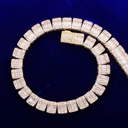 Bling Baguette Bracelet 9mm