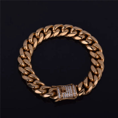 Bling "Plain Cuban" Bracelet