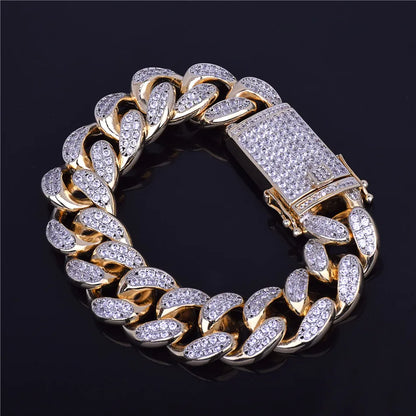 Bling "Miami" Cuban Bracelet 22mm