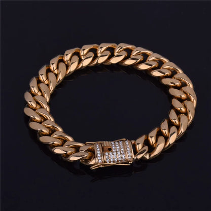 Bling "Plain Cuban" Bracelet
