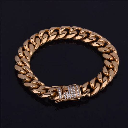 Bling "Plain Cuban" Bracelet