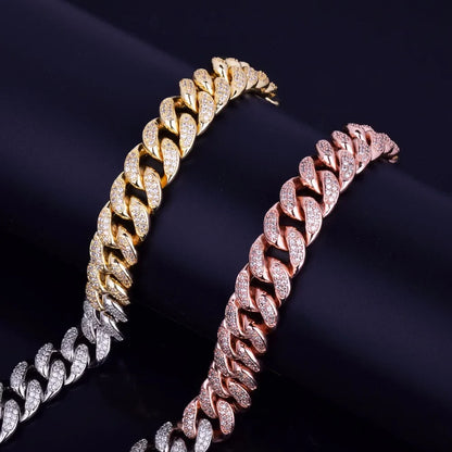 Bling "Tri-Tone" Cuban Chain