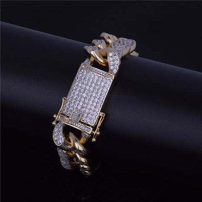 Bling "Miami" Cuban Bracelet 22mm