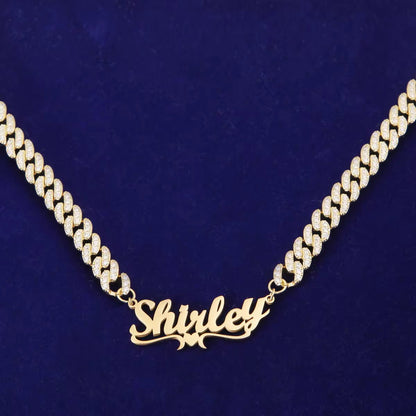 Bling "Cuban" Custom Pendant 10mm