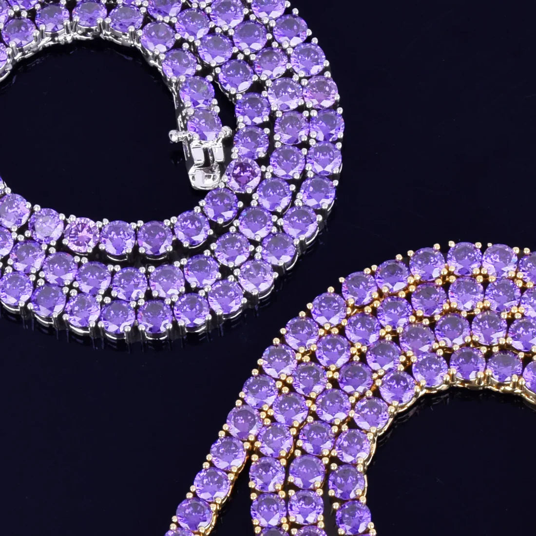 Bling "Purple" Tennis Chain