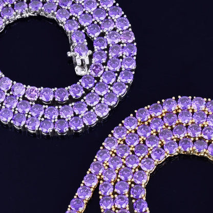 Bling "Purple" Tennis Chain