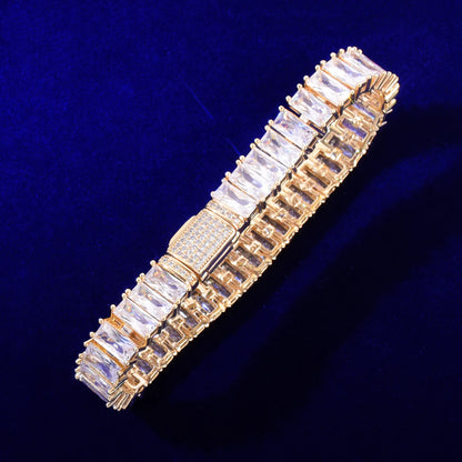 Bling Baguette Bracelet 14mm