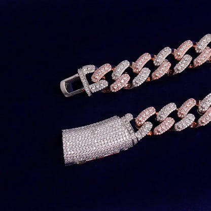 Bling "Big Baller" Two Tone Cuban Chain 20mm