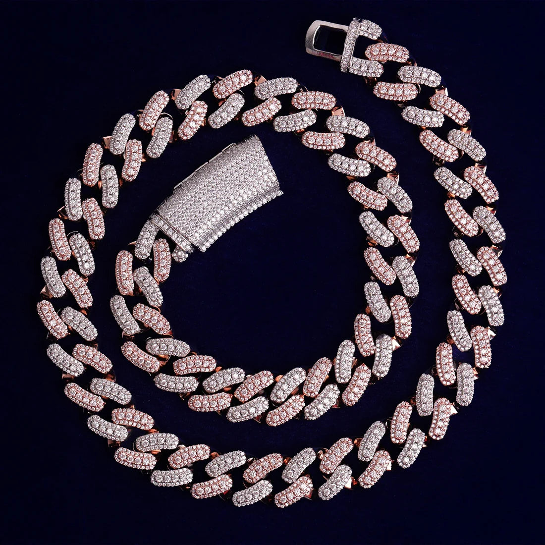 Bling "Big Baller" Two Tone Cuban Chain 20mm