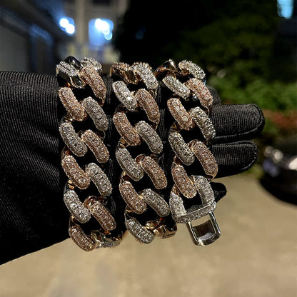 Bling "Big Baller" Two Tone Cuban Chain 20mm