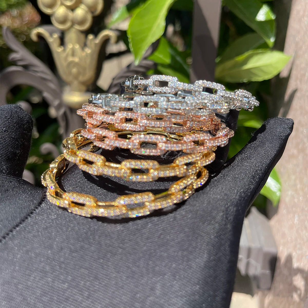 Bling "Chained" Bracelet