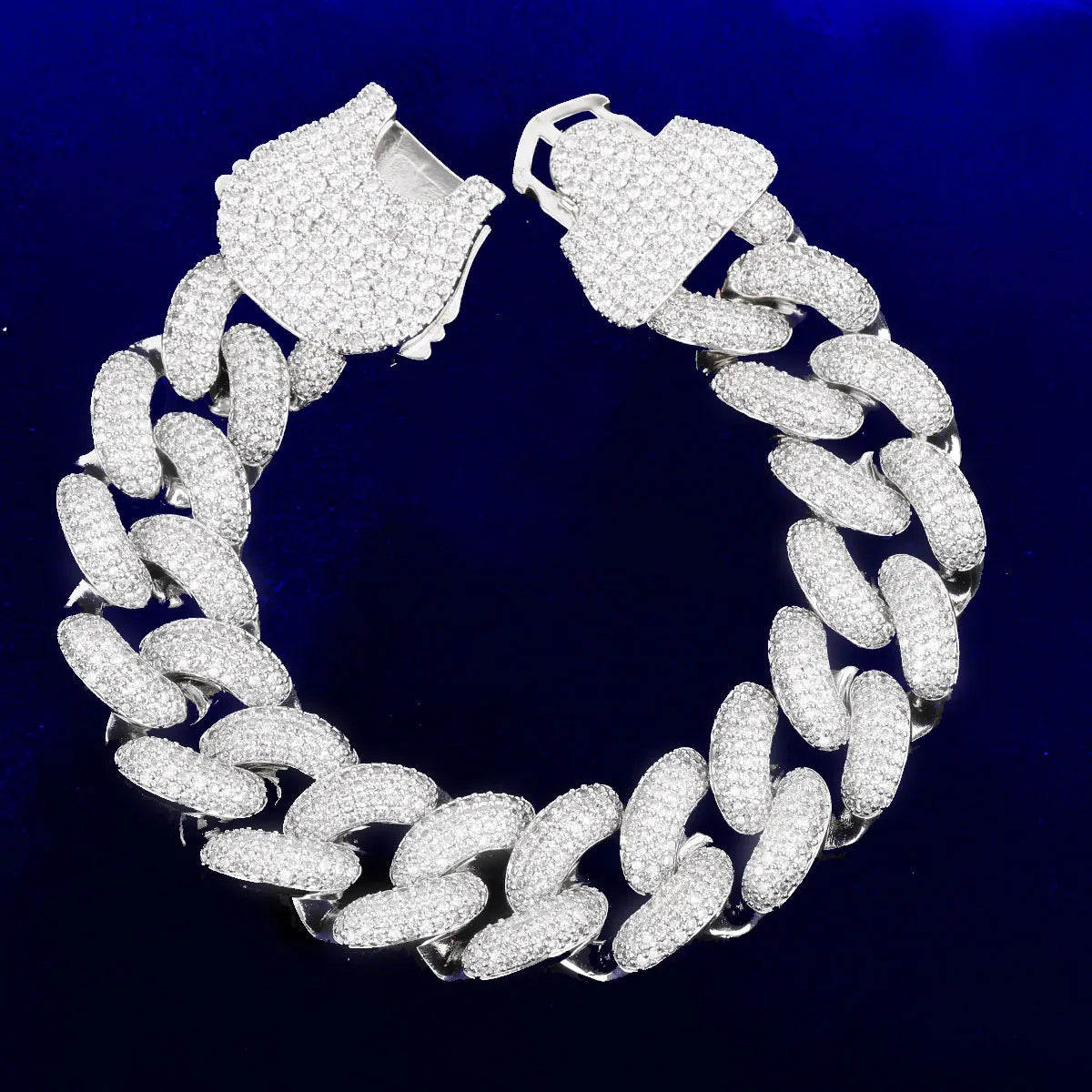 Bling "Locket Clasp" Cuban Bracelet