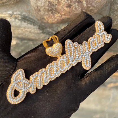 Bling "Love" Custom Pendant