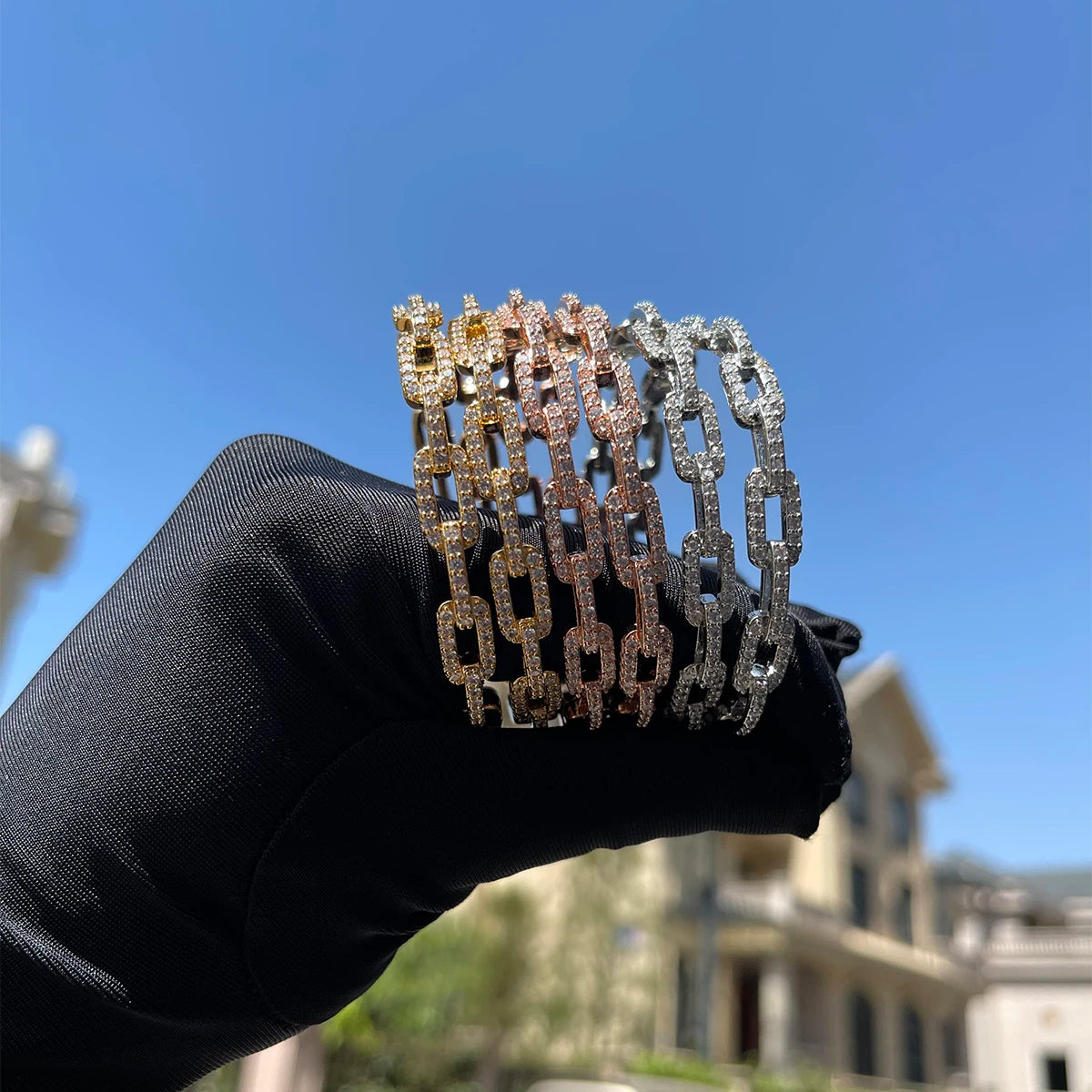 Bling "Chained" Bracelet