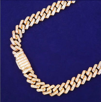 Bling "Cuban" Baguette Bracelet 11mm
