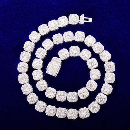 Clustered Tennis Chain