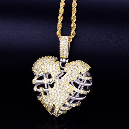 Bling "Heartless" Pendant