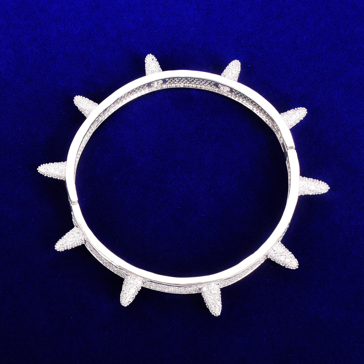 Bling "Spiked" Bangle Bracelet