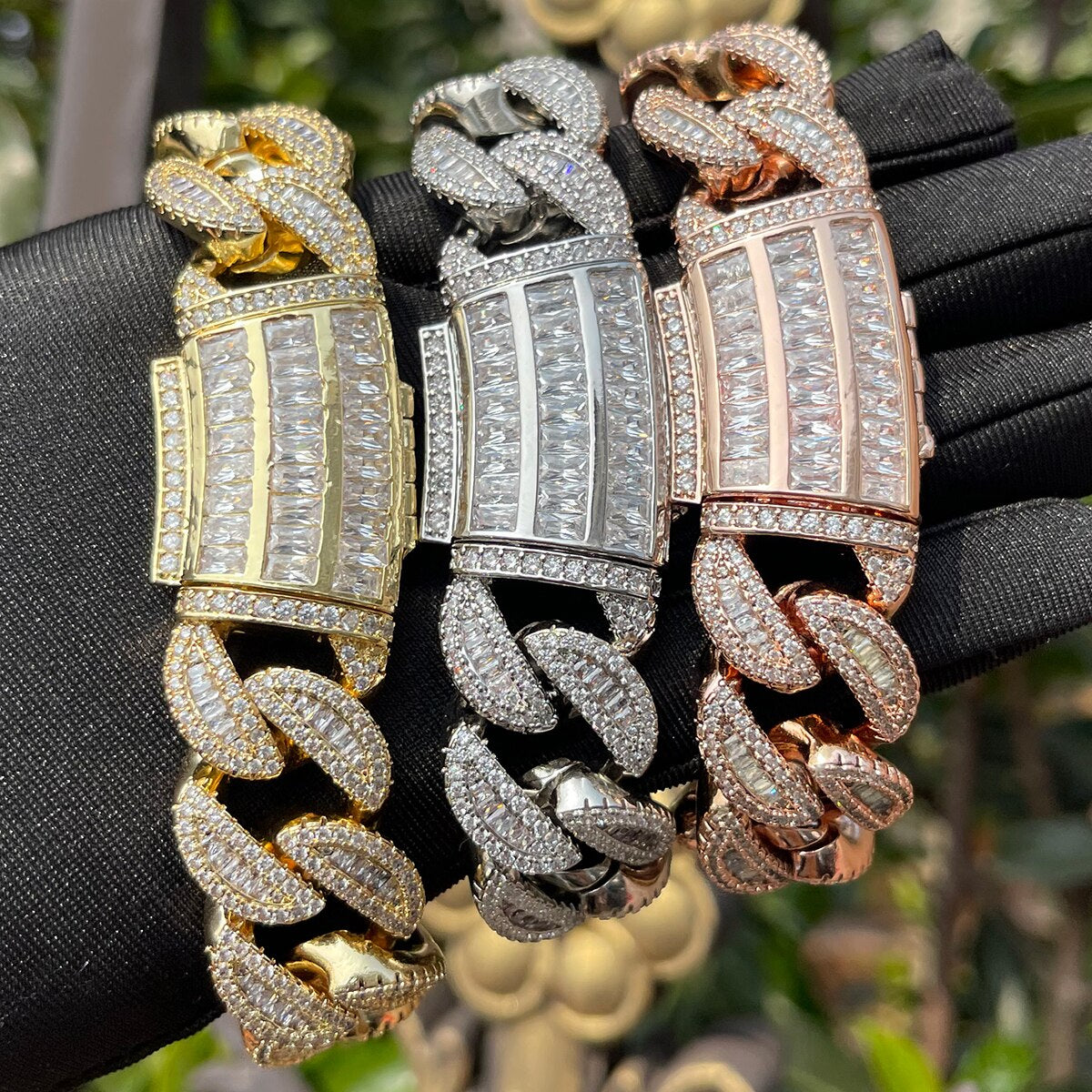 Bling "Royal Baguettes" Bracelet 20mm