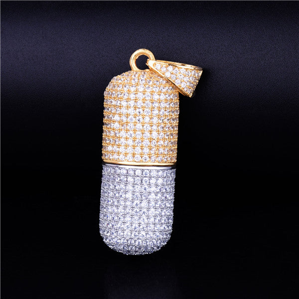Bling "Pill" Pendant