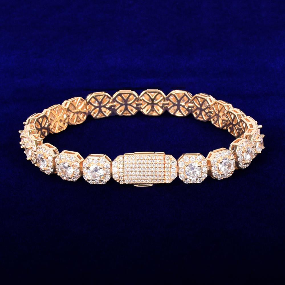 Bling Clustered Tennis Bracelet